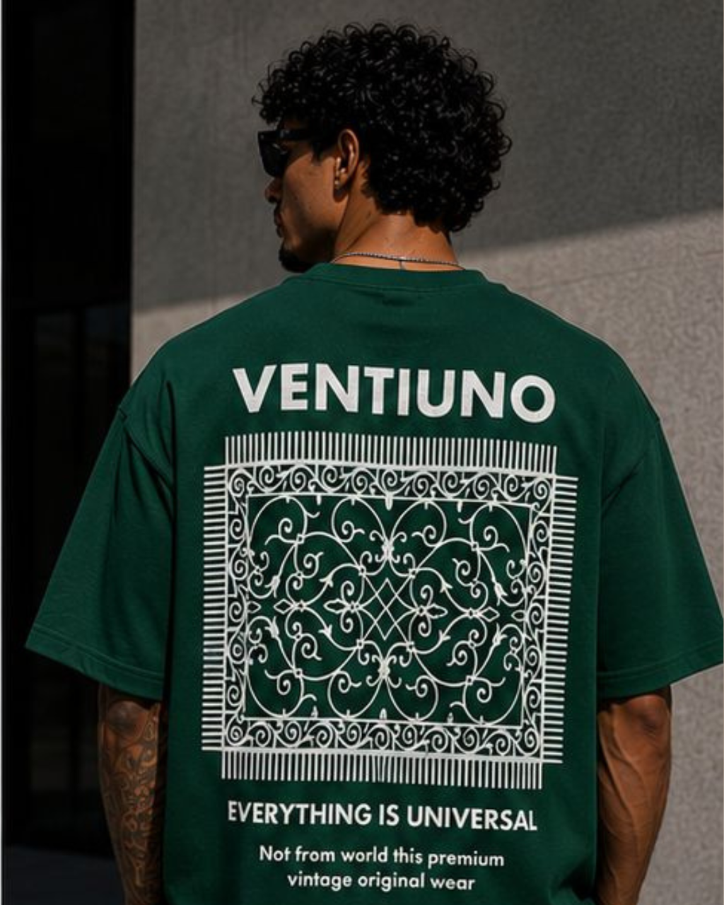 VENTIUNO Men’s Premium Slim fit Tee