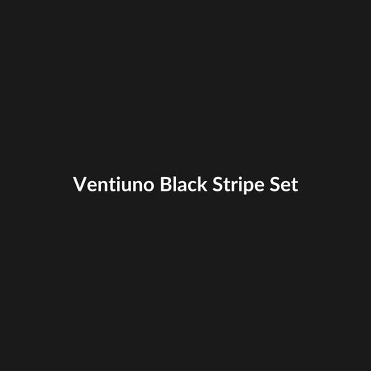 Ventiuno Jeans Side Stripe Co-ord Set Black White
