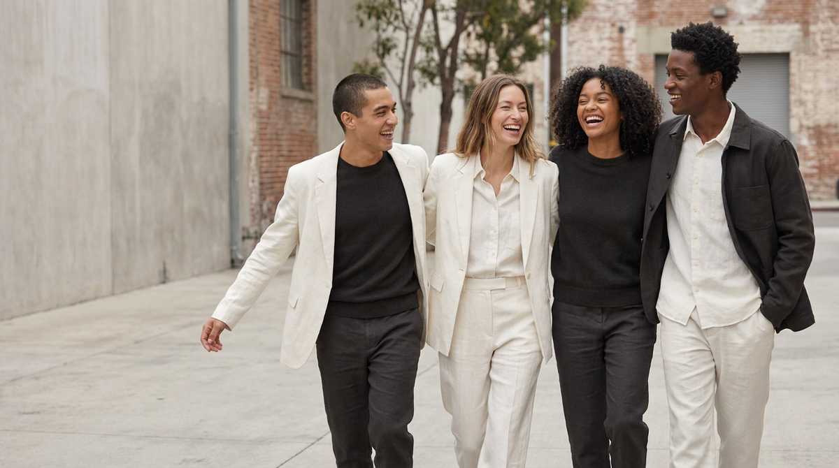 Group of young energetic friends — homepage hero second image